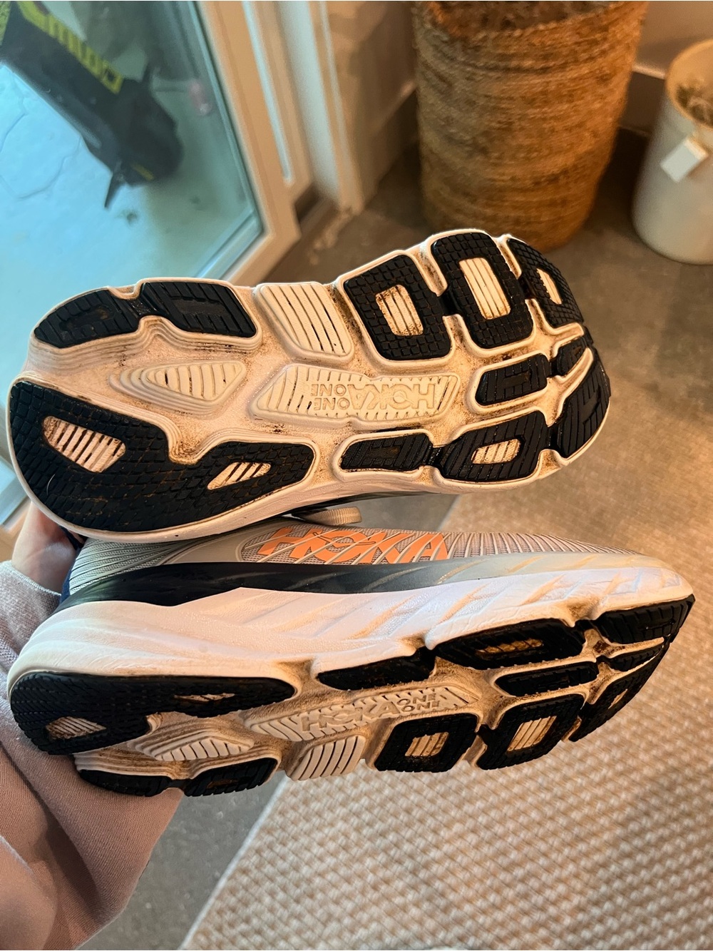 Hoka One One Bondi 7 running shoes lunar rock gray colorway 6.5 - Picture 4 of 4